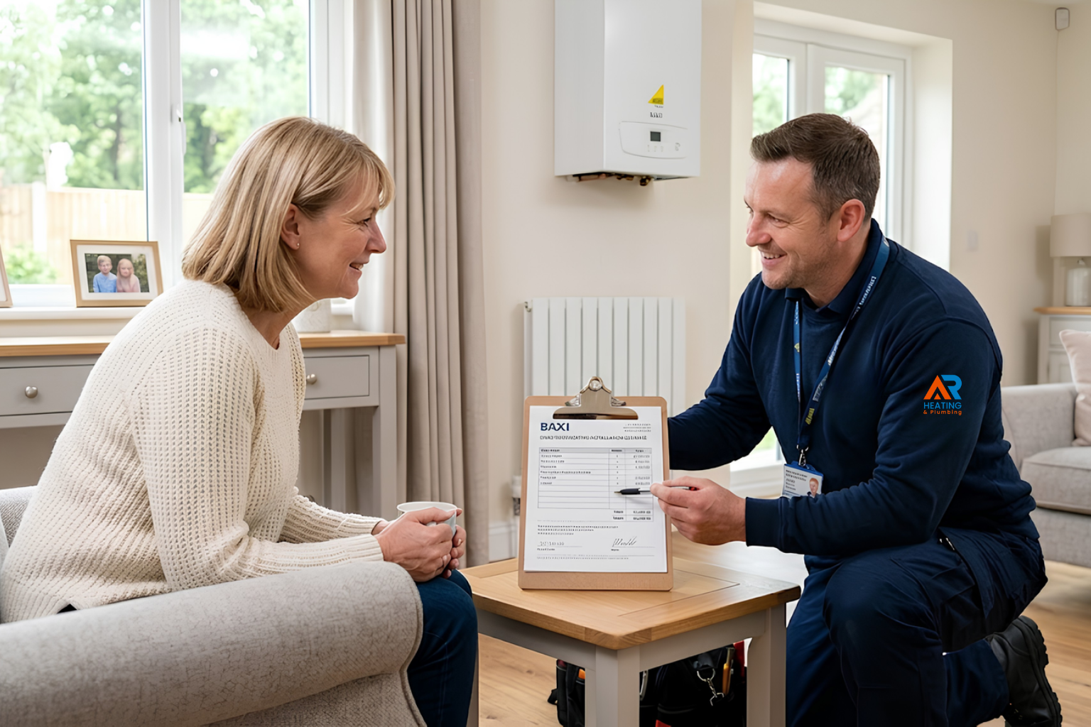 Fixed price heating installation quote in Watford