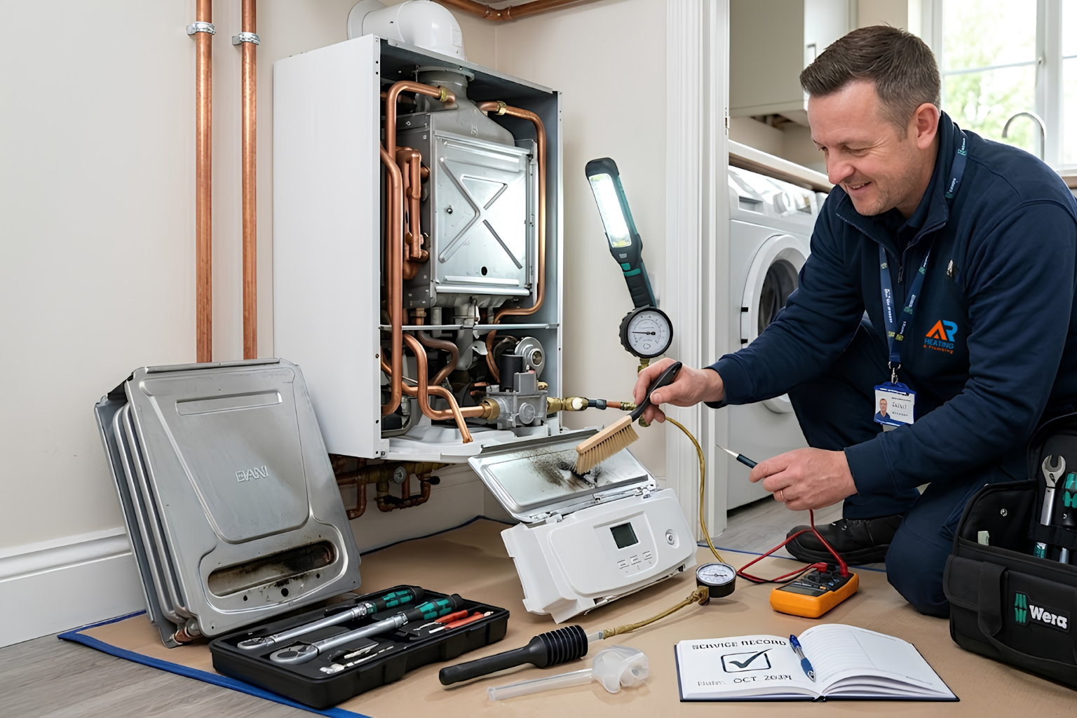 Yearly boiler service to prevent breakdowns